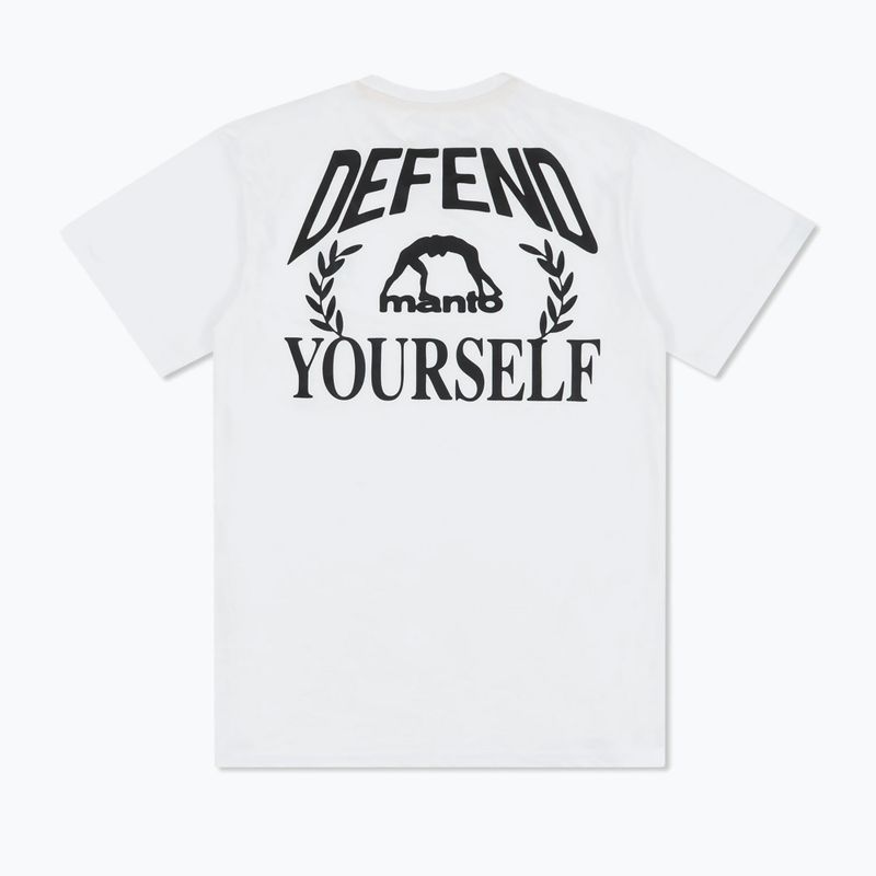 Tricou pentru bărbați MANTO Defend 25 alb 2