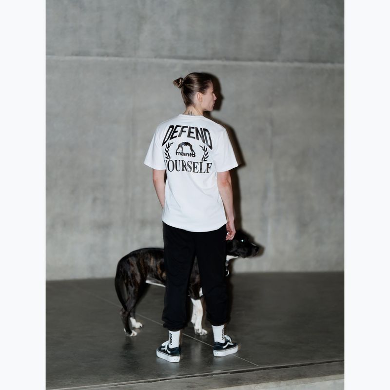 Tricou pentru bărbați MANTO Defend 25 alb 5