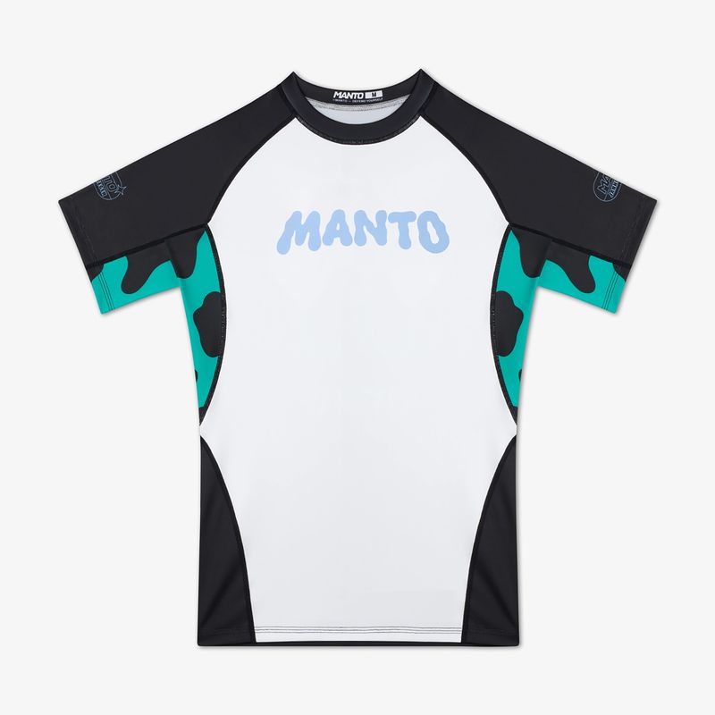 Rashguard pentru bărbați MANTO Dove negru 4