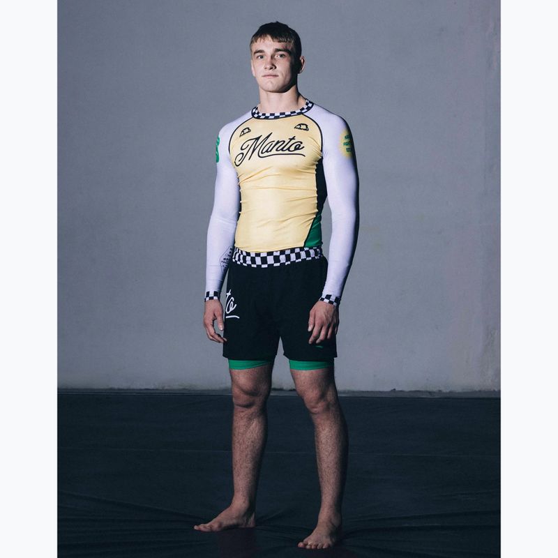 Pantaloni scurți de antrenament pentru bărbați MANTO Cross negru 9