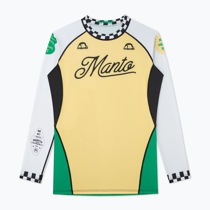 Rashguard longsleeve pentru bărbați MANTO Cross multicolor
