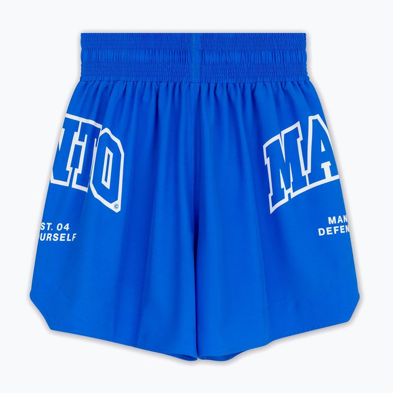 Pantaloni scurți de box pentru bărbați MANTO Varsity albastru 2