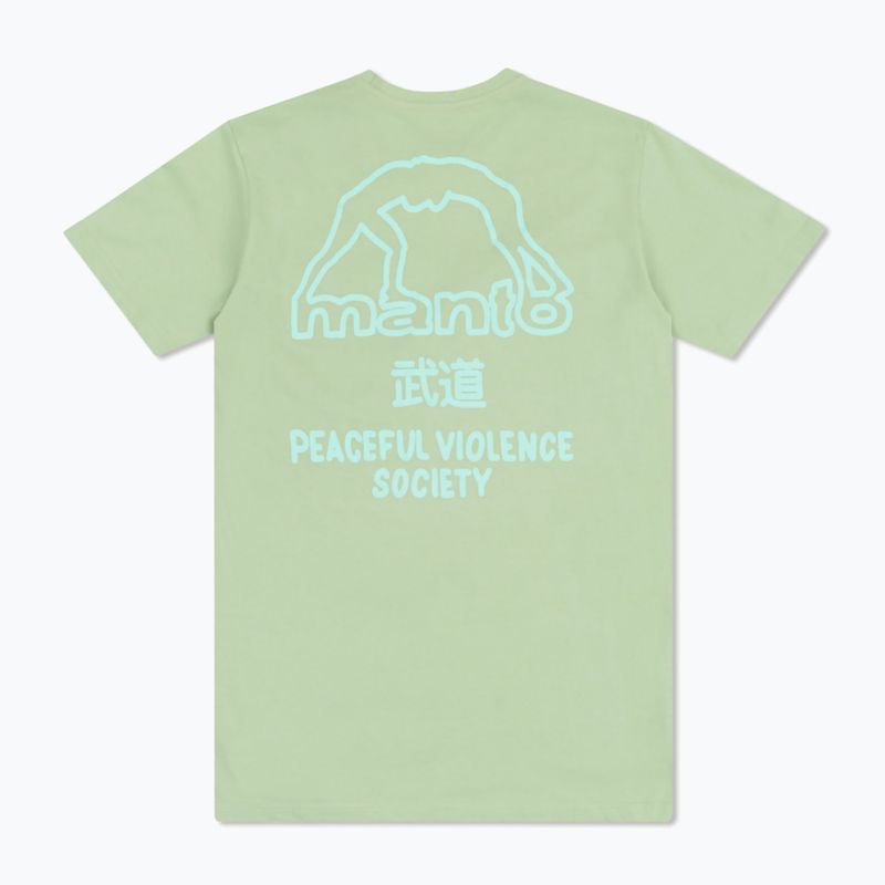 Tricou pentru bărbați MANTO Society 25 lime 2