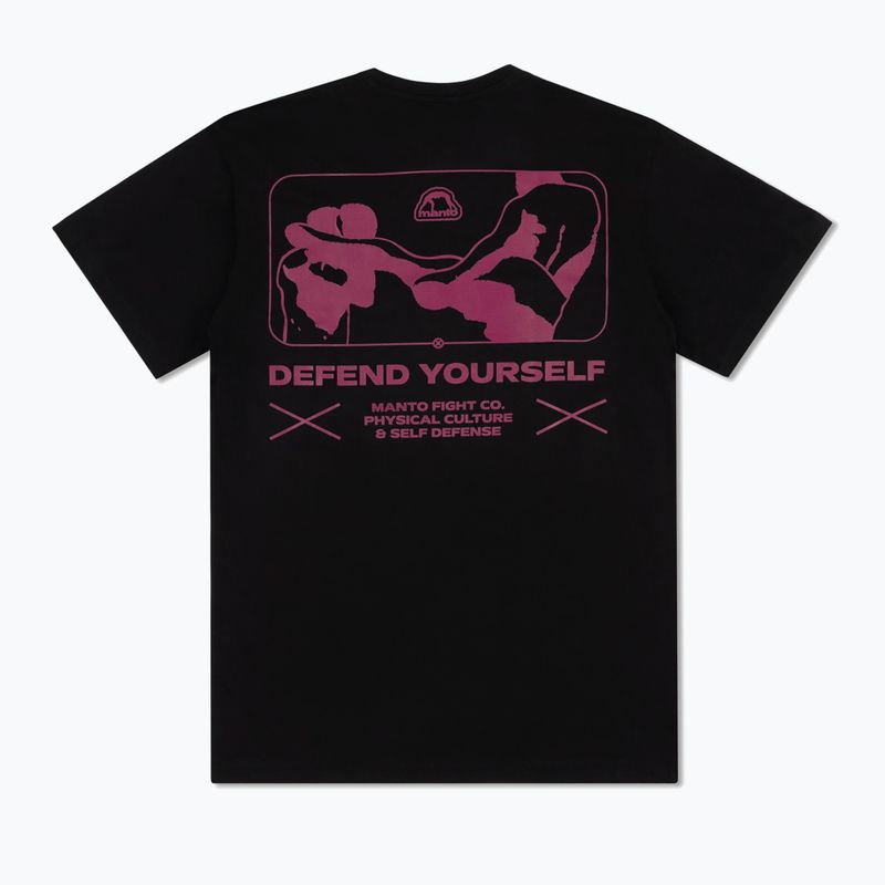 Tricou pentru bărbați MANTO Kicker negru 2