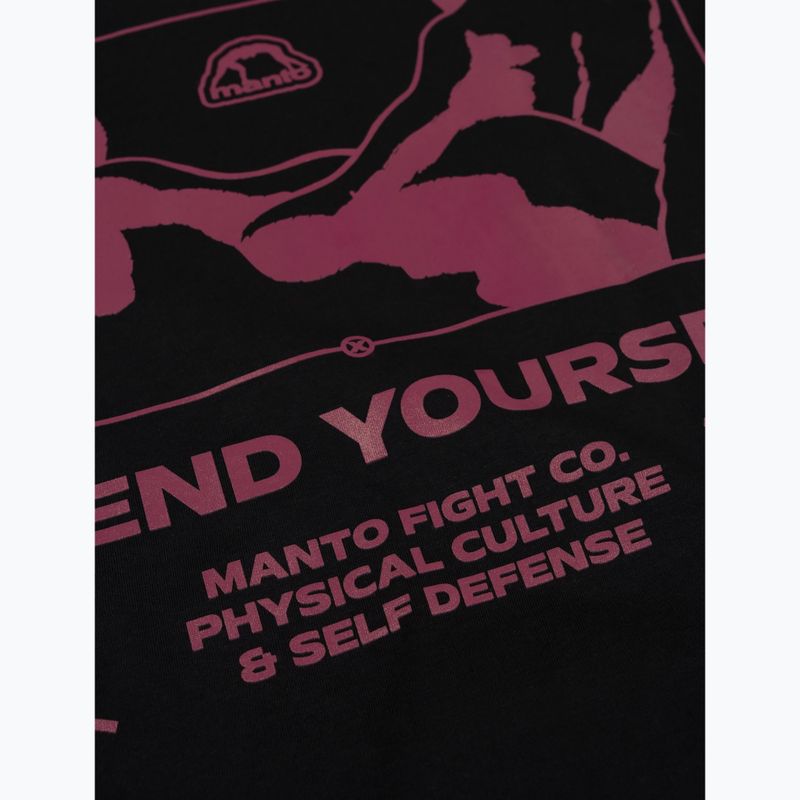 Tricou pentru bărbați MANTO Kicker negru 4