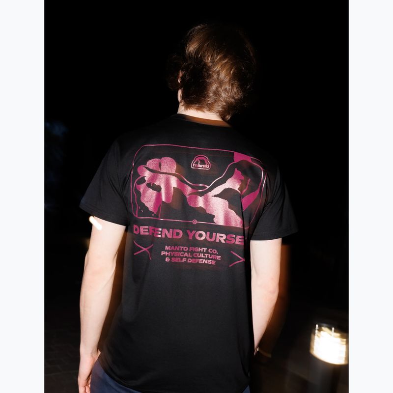 Tricou pentru bărbați MANTO Kicker negru 5