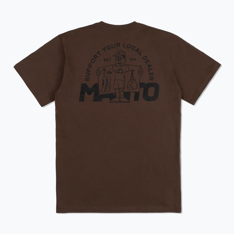 MANTO Dealer T-shirt maro 2
