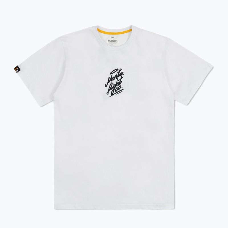 MANTO Dealer T-shirt alb