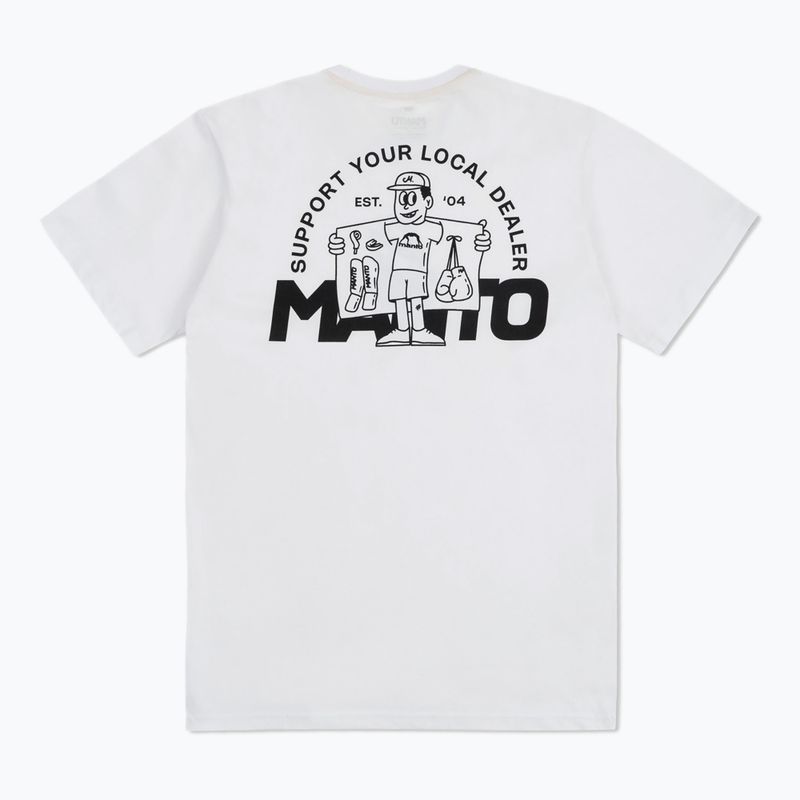 MANTO Dealer T-shirt alb 2