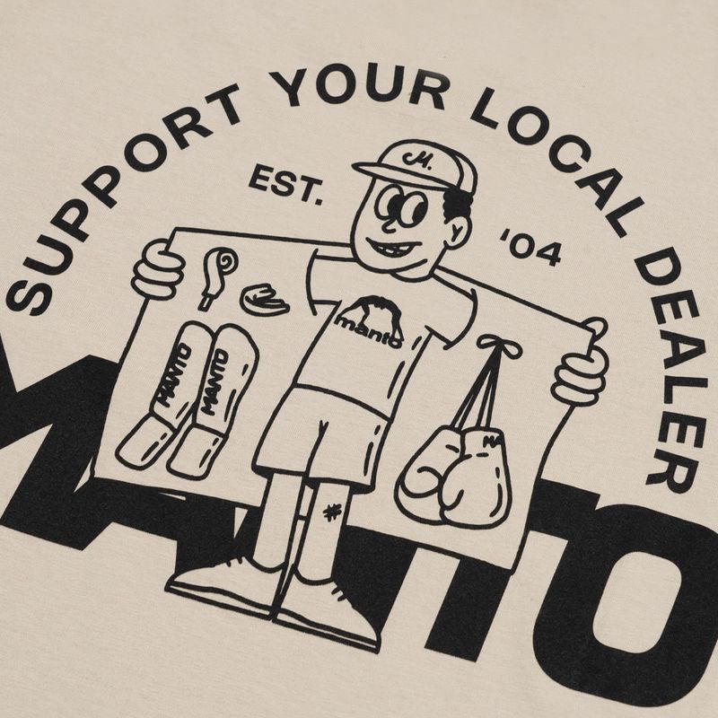 MANTO Dealer T-shirt bej 4
