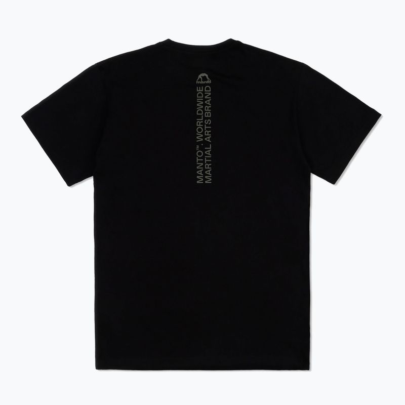 MANTO Core T-shirt negru 2