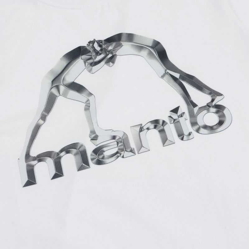 MANTO Metal T-shirt alb 2