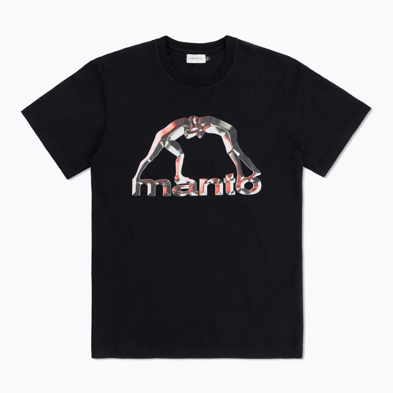 MANTO Metal T-shirt negru 2