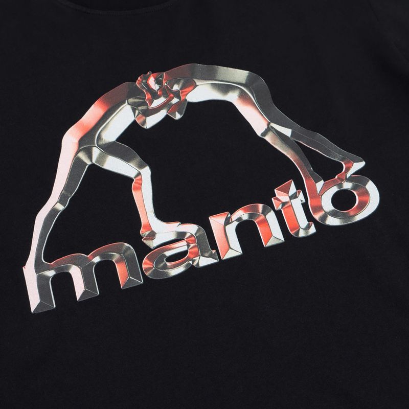 MANTO Metal T-shirt negru 3