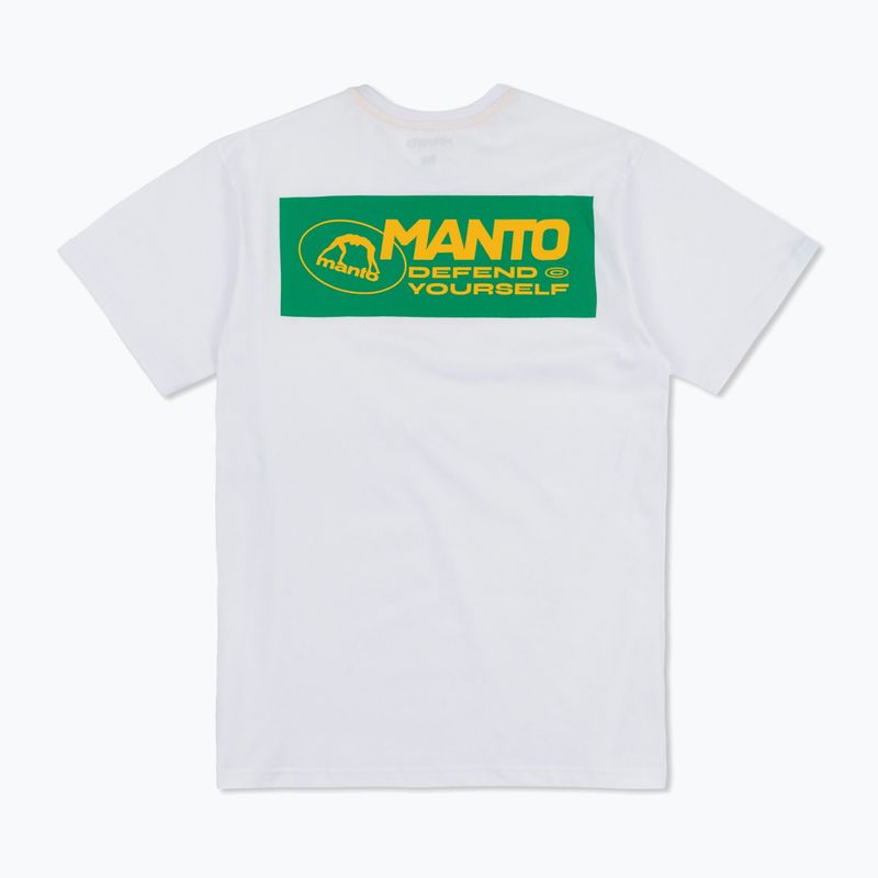 Tricou pentru bărbați MANTO Block 24 alb 2