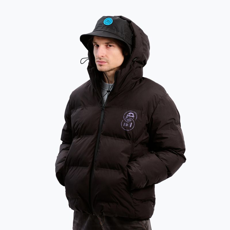 Pălărie pentru bărbați MANTO Circle Bucket negru 3