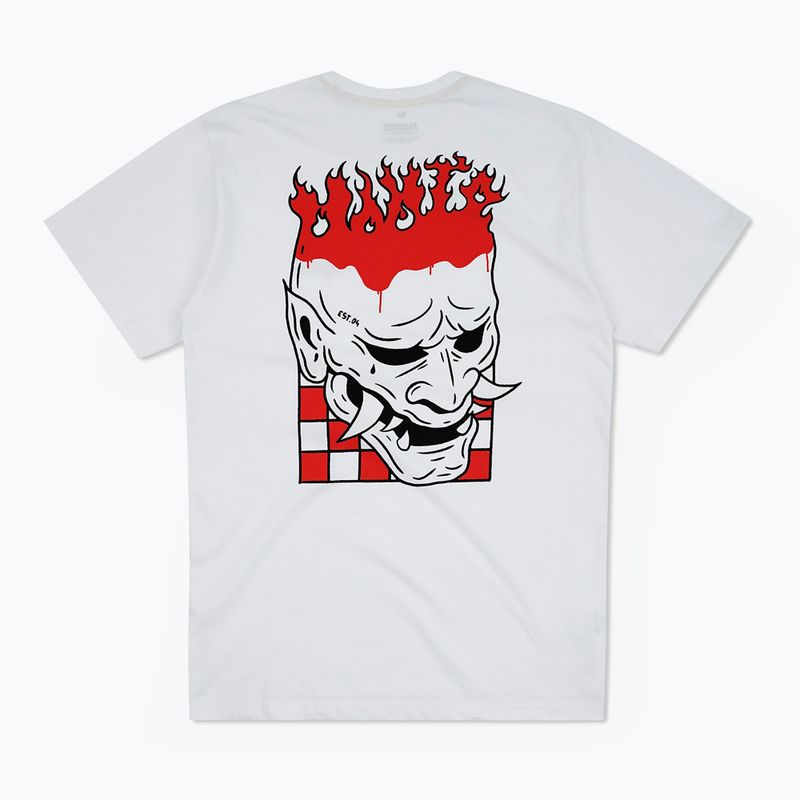 Tricou MANTO Blaze alb 2