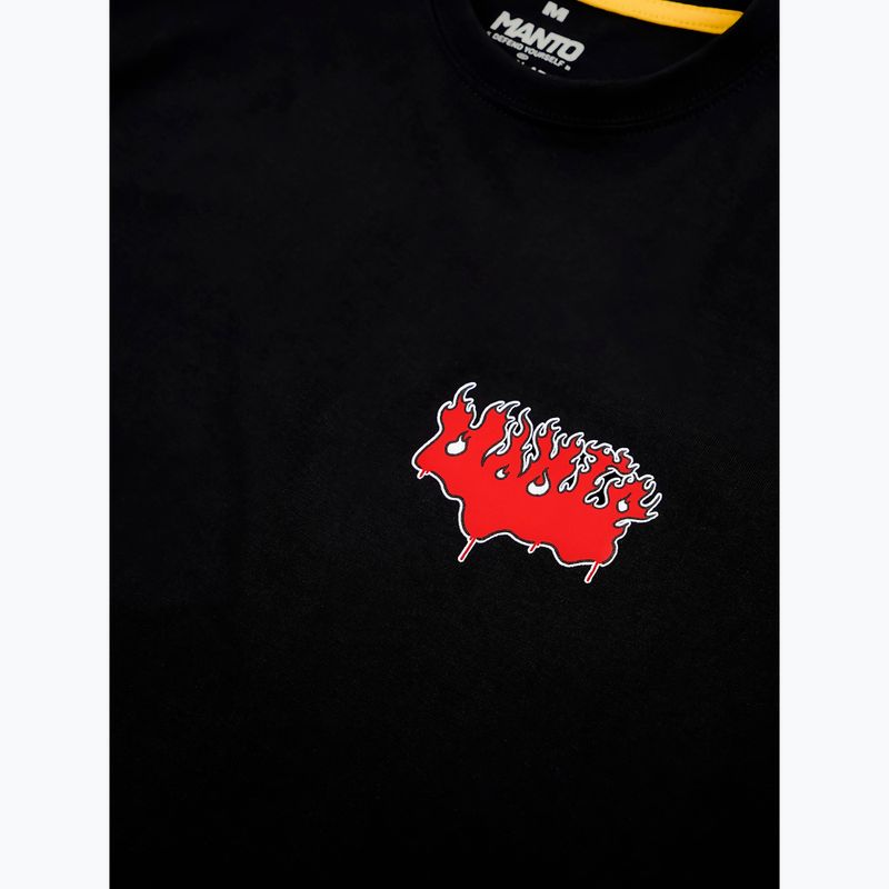 Tricou MANTO Blaze negru 3