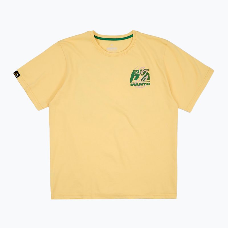 Tricou pentru femei  MANTO Harmony Oversize żółty