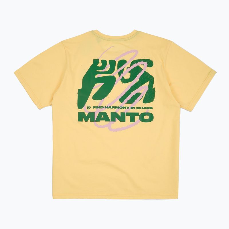 Tricou pentru femei  MANTO Harmony Oversize żółty 2