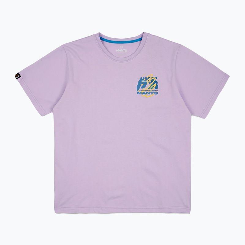 Tricou pentru femei  MANTO Harmony Oversize lilowy