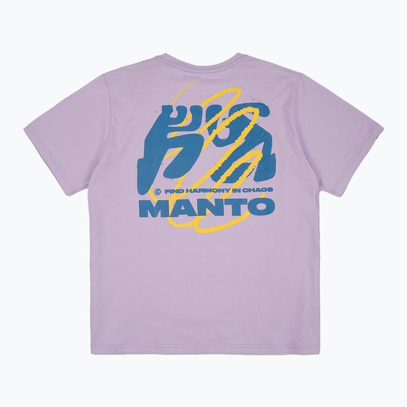 Tricou pentru femei  MANTO Harmony Oversize lilowy 2