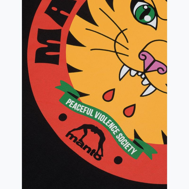 Tricou pentru bărbați MANTO Worldwild negru 4