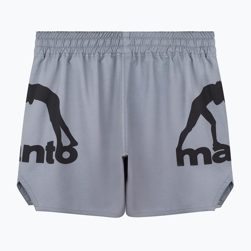 Pantaloni scurți de antrenament pentru bărbați MANTO Dual grey 2