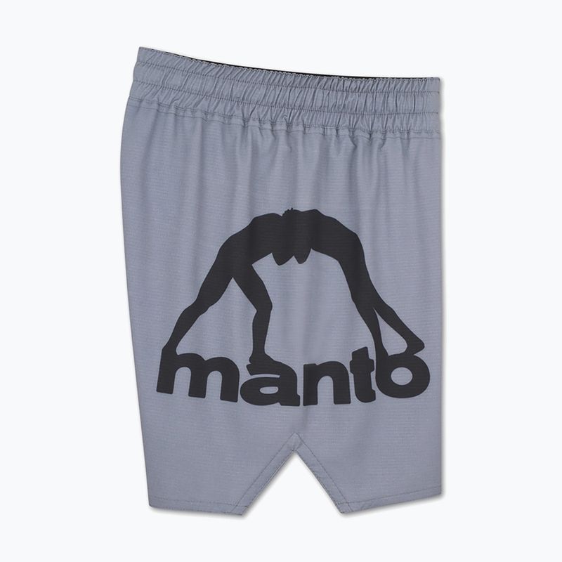 Pantaloni scurți de antrenament pentru bărbați MANTO Dual grey 3