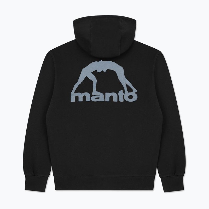 Hanorac bărbătesc MANTO Peaceful Violence Hoody negru 5