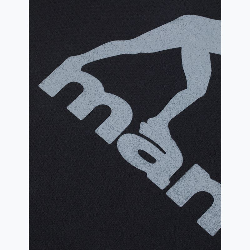 Bluză pentru bărbați MANTO Peaceful Violence Hoody negru 7