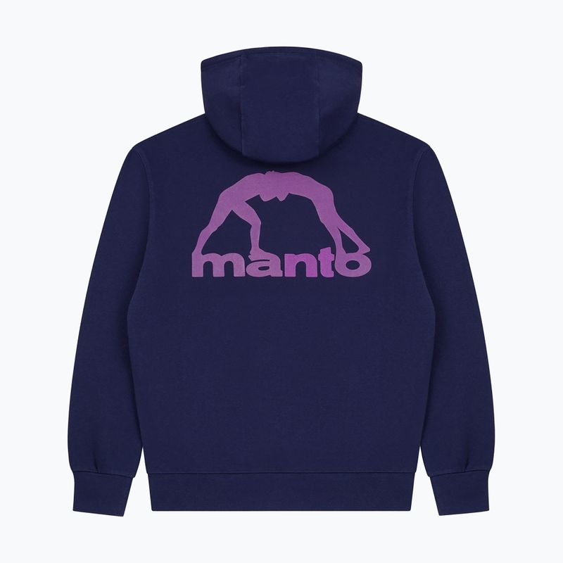 Hanorac bărbătesc MANTO Peaceful Violence Hoody bleumarin 6