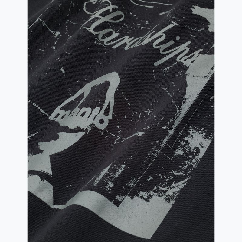 Bluză pentru bărbați MANTO Resolve Hoody negru 4