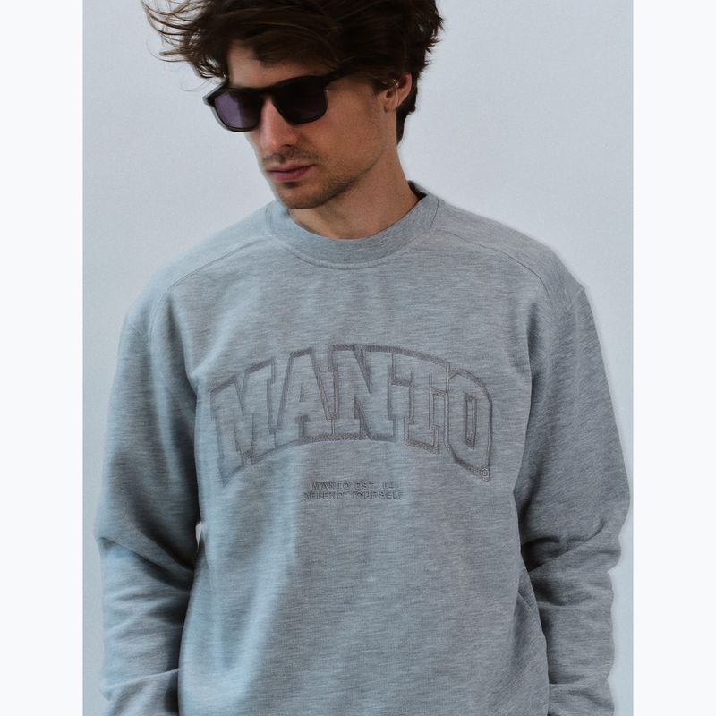 Bluză pentru bărbați MANTO Varsity 26 Hoody melanj 5