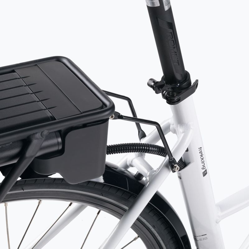 Bicicleta electrică pentru femei Romet Gazela RM 1 alb și negru R22B-ELE-28-20-P-672 12