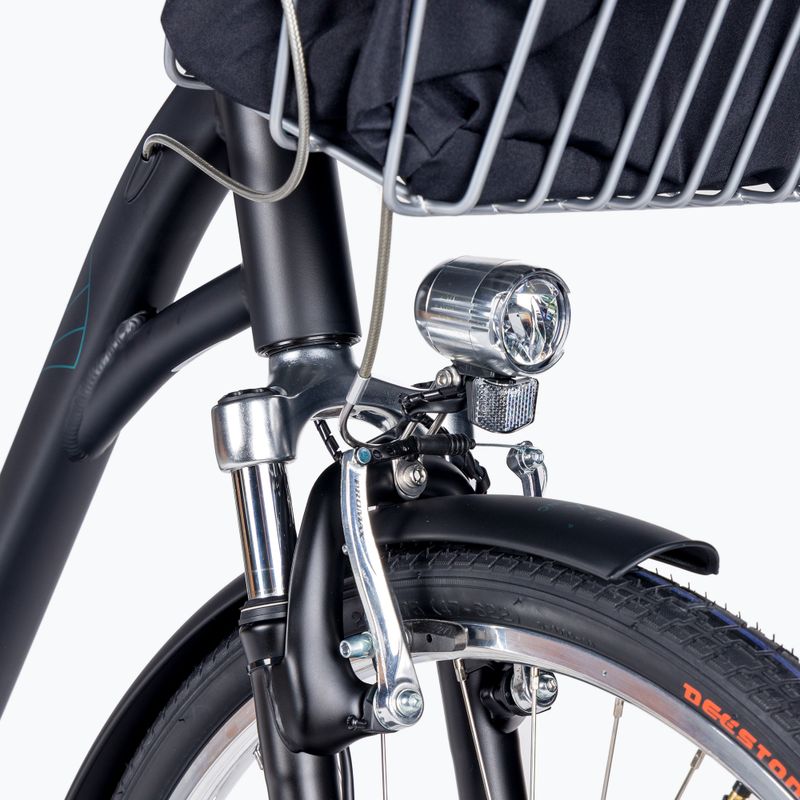 Bicicletă de oraș pentru femei Romet Art Deco Lux negru 2228549 11