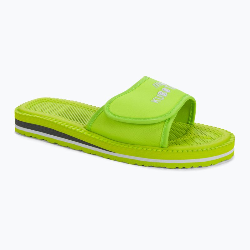 Șlapi cubanezi verde neon KKRZ13