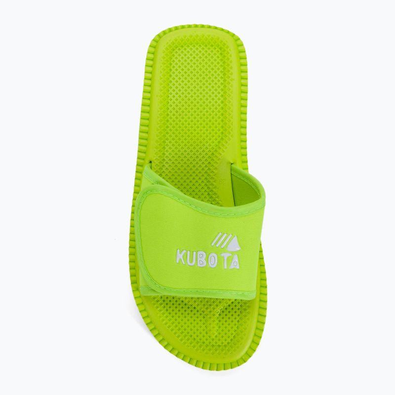 Șlapi cubanezi verde neon KKRZ13 6