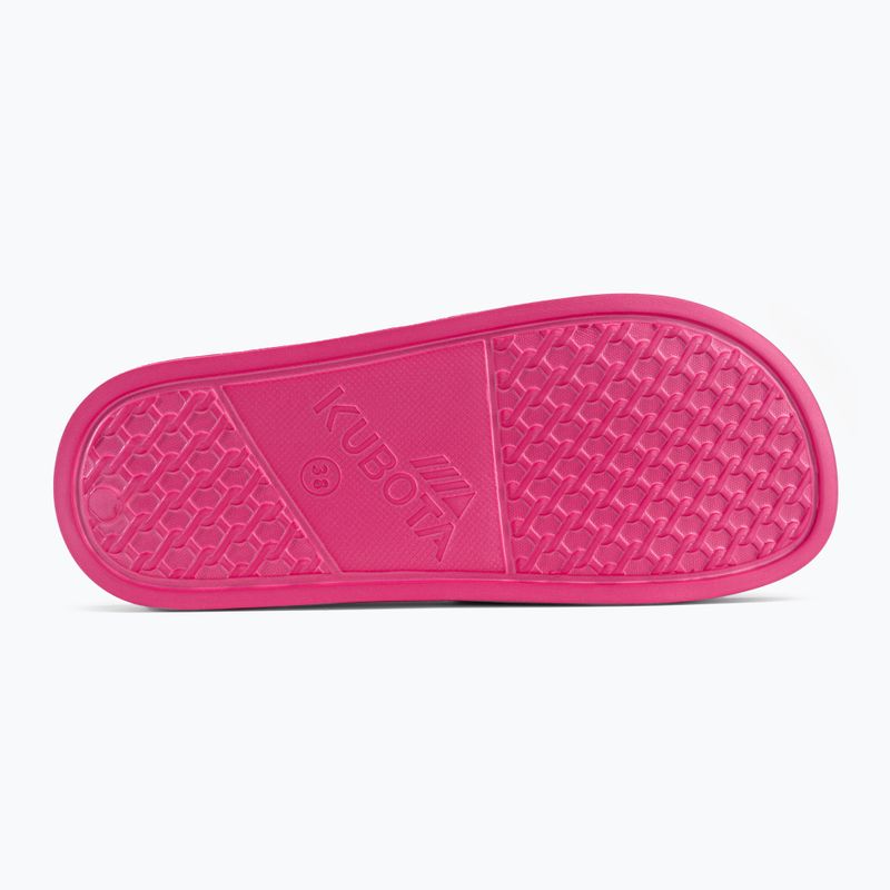 Papuci de bazin pentru femei Kubota Basic roz KKBB12 5