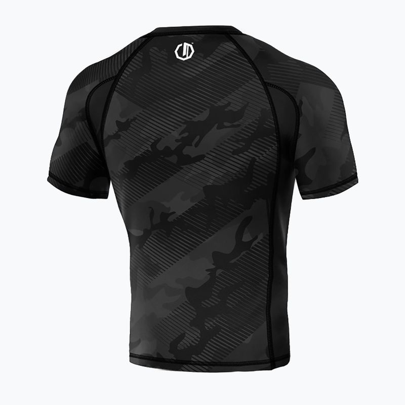 Rashguard pentru bărbați Octagon Legion Premium black line camo 2