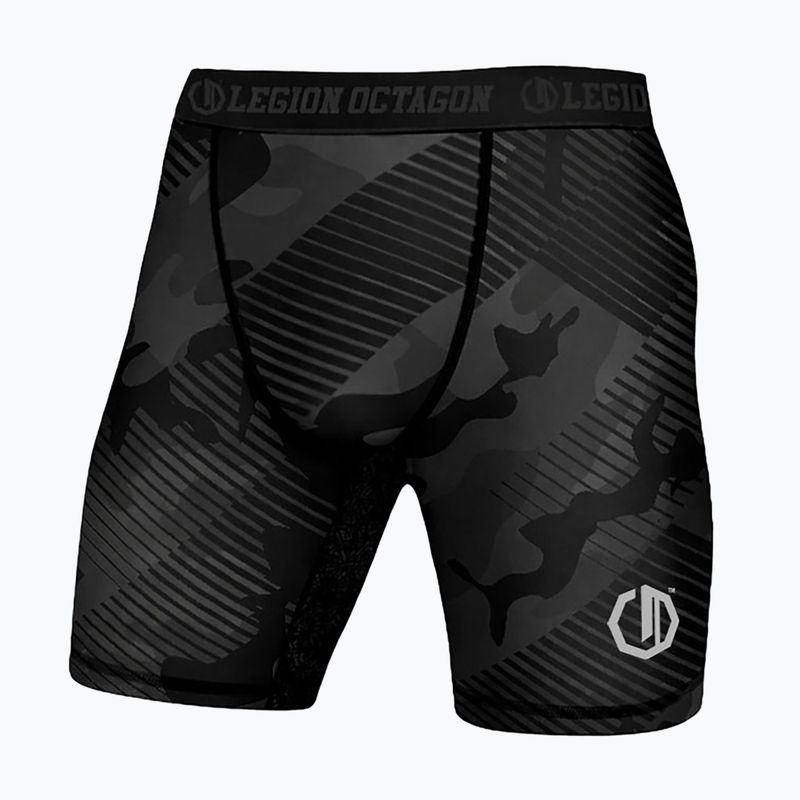 Pantaloni scurți de antrenament pentru bărbați Octagon Legion Line Camo negru