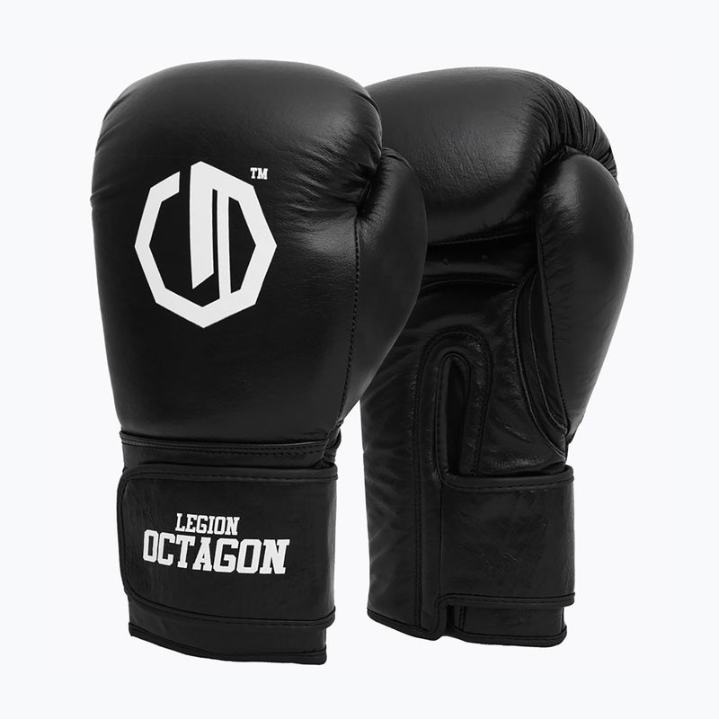Mănuși de box Octagon Legion Authority black/white 2