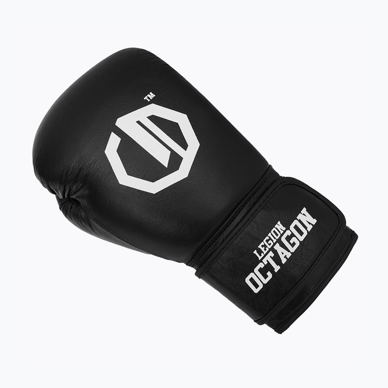Mănuși de box Octagon Legion Authority black/white 3