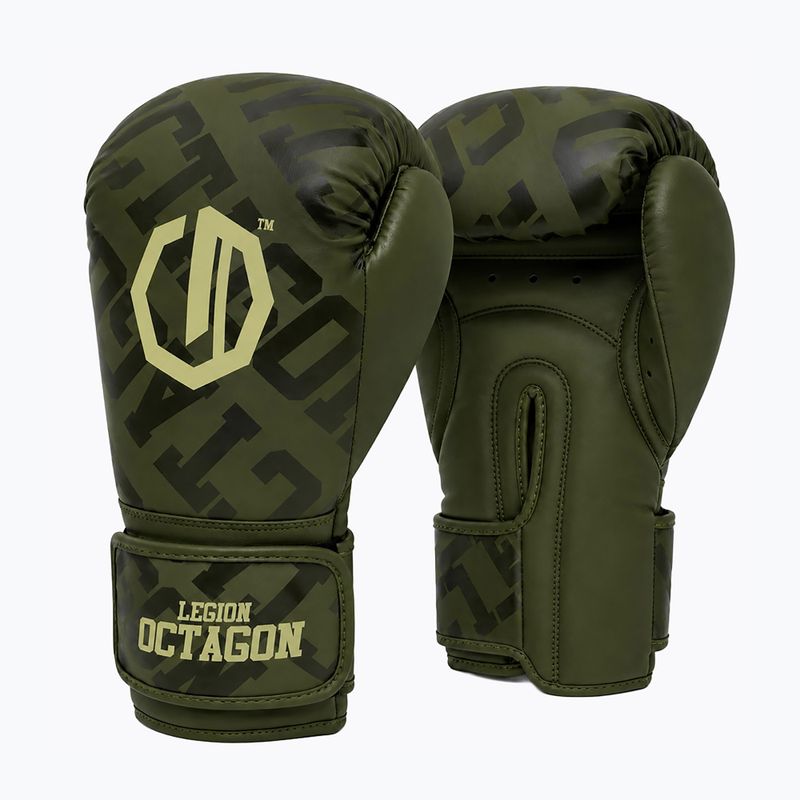 Mănuși de box Octagon Legion Eclipse khaki 2