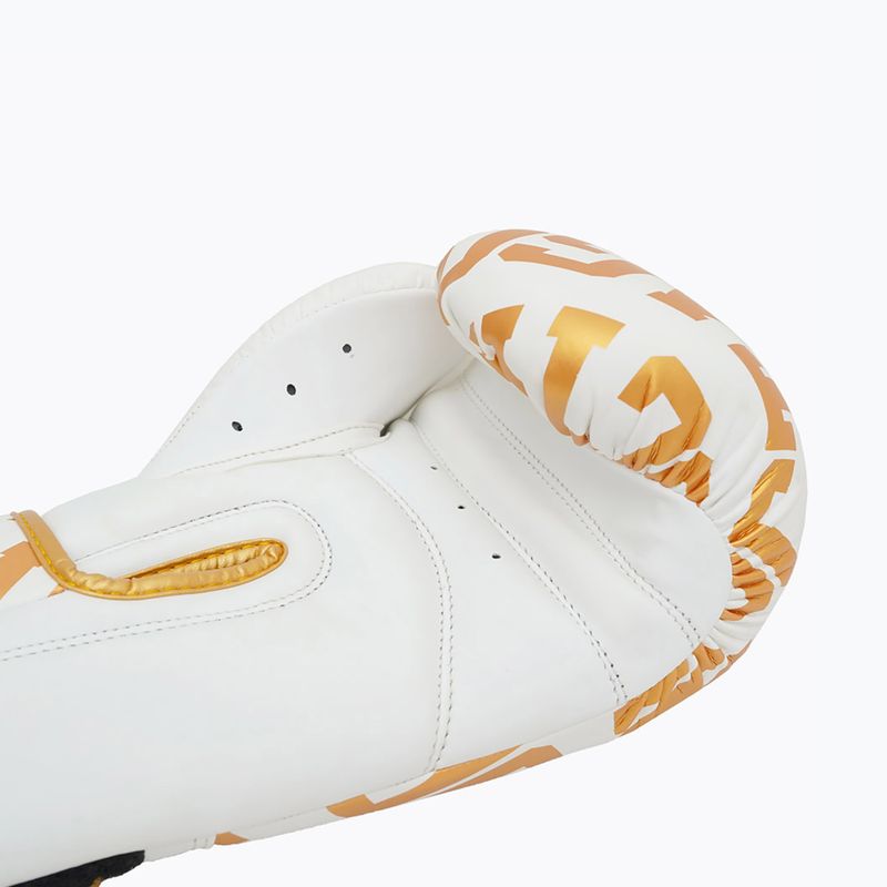 Mănuși de box Octagon Legion Eclipse white/gold 4