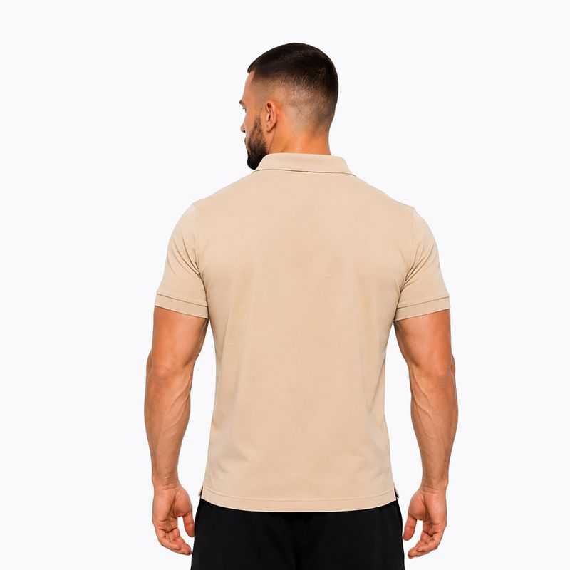 Tricou polo pentru bărbați Octagon Legion HFT Polo beige 2
