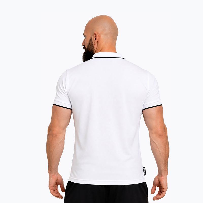 Tricou polo pentru bărbați Octagon LegionTipped HFT Polo white 2