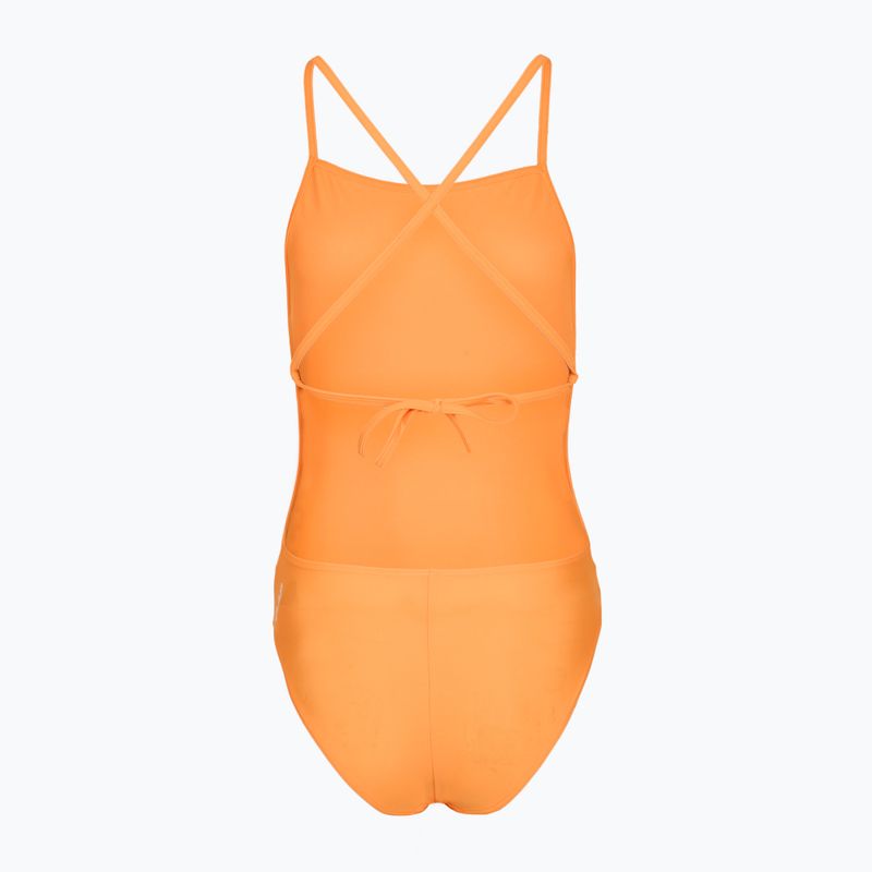 Costum de baie întreg pentru femei Clap Dwuwarstwowy Wiązany summer orange 2