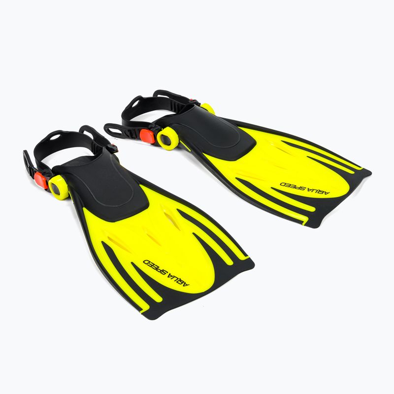 Aripioare de snorkeling pentru copii AQUA-SPEED Wombat Kid galben 528