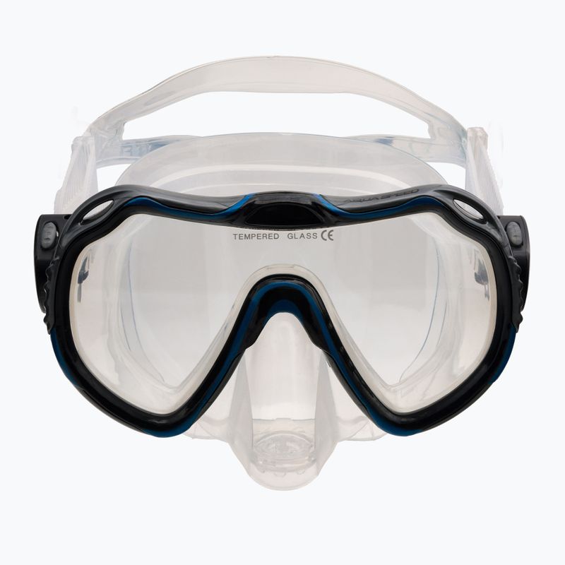 AQUA-SPEED Java + set snorkel Elba albastru 614 2